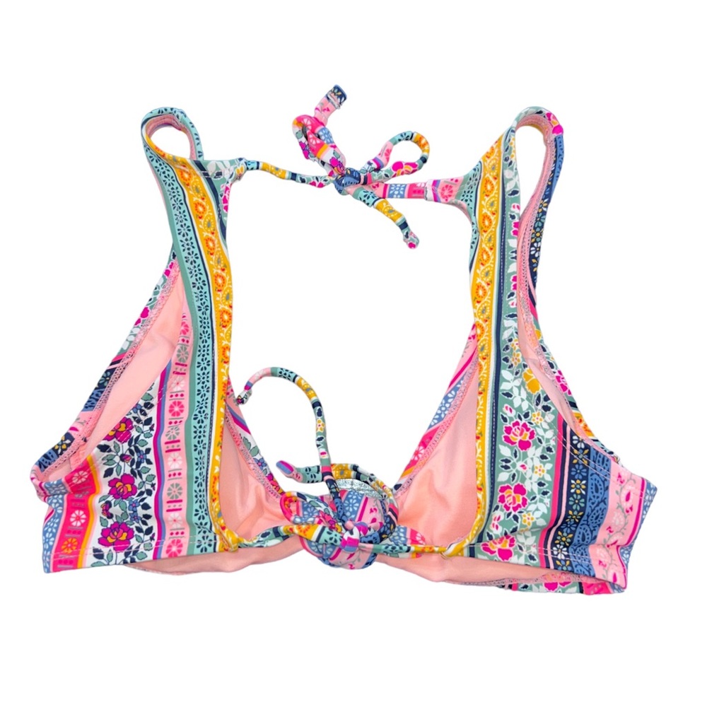 Xhilaration Floral Bikini Top Women’s Size Medium - Picture 3 of 5